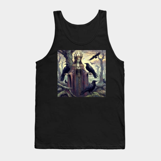 The Allmother - Lady Odin Tank Top by Delulu Designs